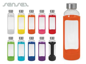 Borosilicate Bottles in Sleeves (600ml)