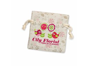 Cotton Drawstring Gift Bags (Small)