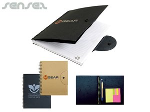 Eco Journals With Post Its & Pens