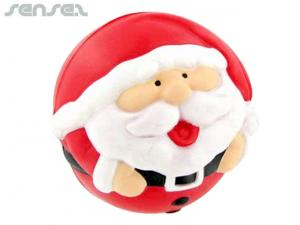 Custom Xmas Santa Stress Balls