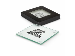 Clarity Glass Coaster Sets (Set Of 4)