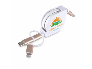 Cosmo Compact Multi Retractable Cables
