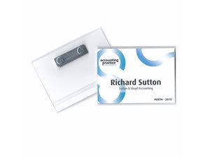 Custom Event PVC Name Badge Holders