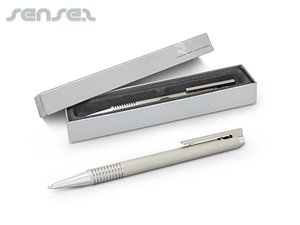 Brushed Steel LAMY Logo Pens