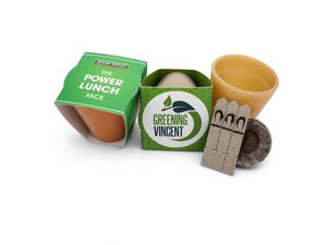 Flourish Eco Cornstarch Pots With Seed Sticks