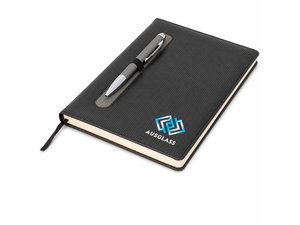 Custom Hugo Executive Textured Notebooks (A5)