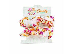 Satin 80's Hair Scrunchies  (Set of 2)