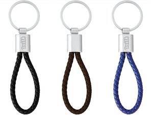 Faux Leather Keychains