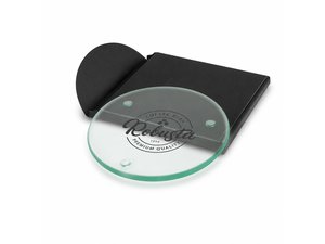 Round Clarity Glass Coasters (Single)