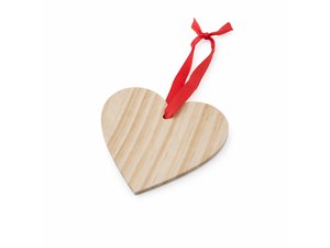 Wooden Heart Shaped Ornaments