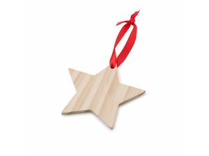 Wooden Star Shaped Ornaments