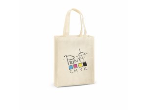 Natural Look Non Woven Tote Bags With Gusset