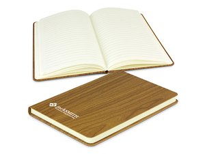 Hard Cover Woodgrain Notebooks (A5)