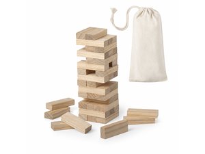Jenga Game Towers In Printed Pouch