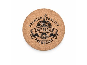 Single Cork Coasters - Round