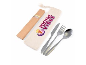 Stainless Steel Cutlery Sets With Straws