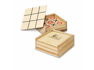 Pine Wood Tic Tac Toe Games