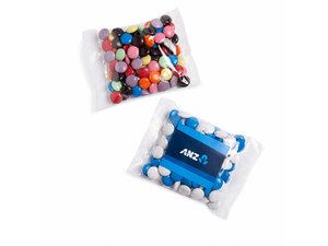 Corporate Coloured Chocolate Bean Bags (100g)