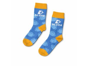Jacquard Knitted Crew Socks