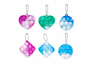 Silicone Pop It Keyrings