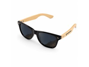 Polycarbonate Sunglasses With Bamboo Arms