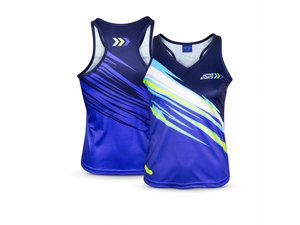 Custom Ultra-Mesh Womens V-Neck Singlets (Womens150gsm)