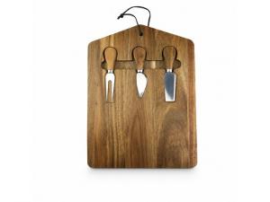 Custom Tabitha Acacia Cheeseboard & Knife Sets