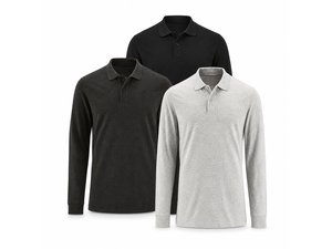 Mens Long Sleeve Polo Shirts (180gsm)