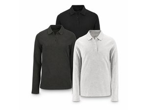 Womens Long Sleeve Polo Shirts (180gsm)