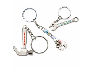 Tool Shaped Metal Keyrings