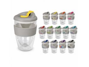 Custom Daya Double Walled Glass Coffee Cups (350ml)