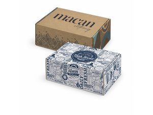 Die Cut Boxes with Hinged Lid  (225x167x83mm)