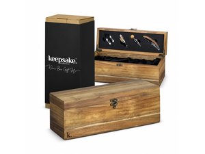 Keepsake Wine Box Gift Set