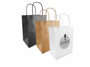 Kraft Paper Bags (196mmW x 248mmH x 120mmD)