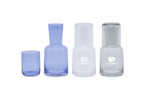 Colourful Glass Carafe & Tumbler Sets