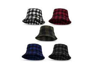Custom Premium Plaid Bucket Hats
