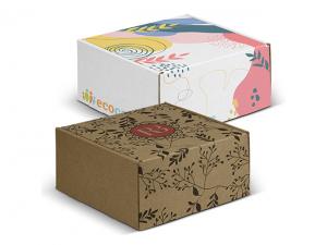 Custom Die Cut Box with Locking Lid (167x167x83mm)