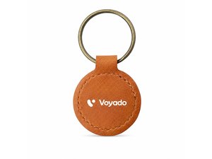 Recycled Leather Keyrings (Round)
