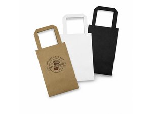 Small Paper Bags - Flat Handle (209 X 133mm)