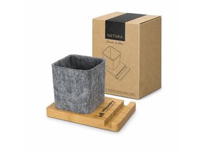Bamboo Phone Stand Desk Caddies