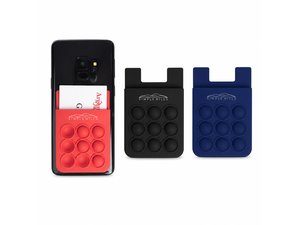 Silicone Phone Wallets (Popper)