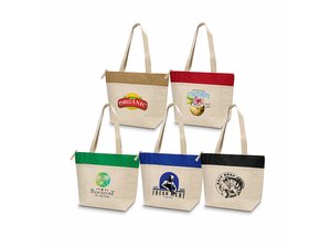 Cotton Cooler Bags with Colour Trim