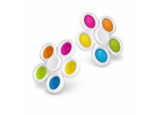 Pop Fidget Spinners (2-in-1 Spinner & Popper, Silicone)
