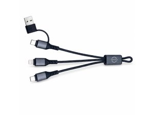 Charging Cables (2-in-1 Aluminium, 17cm)