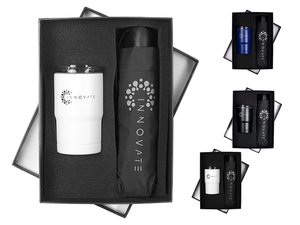 Umbrella & Vacuum Tumbler Gift Sets