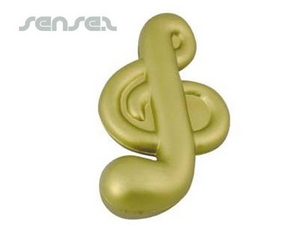 Custom Musical Note Stress Balls