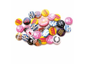 Tin Button Badges (75mm)