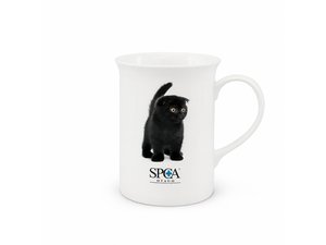 Vee Full Colour Bone China Coffee Mugs (300ml)