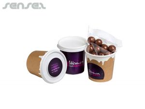Custom Chocolate Filled Coffee Cups